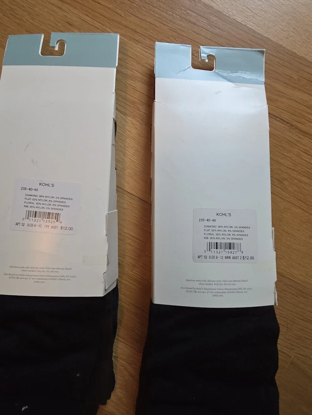 Apt. 9 Womens Trouser Socks Nwt